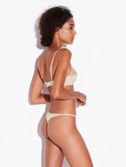 La Perla Sujetador Con Aros Halo Y Ivory Nude Con Tul Bordado