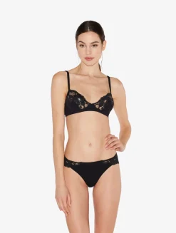 La Perla Sujetador De Algodón Sin Aro Negro