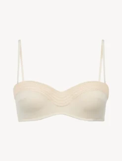 La Perla Sujetador De Bikini Bandeau De Color Champán Con Cuentas