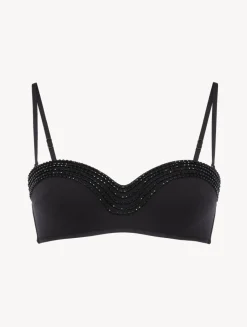 La Perla Sujetador De Bikini Bandeau De Color Con Cuentas