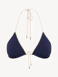 La Perla Sujetador De Bikini De Triángulo Con Monograma Marino