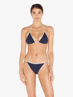 La Perla Sujetador De Bikini De Triángulo Con Monograma Marino