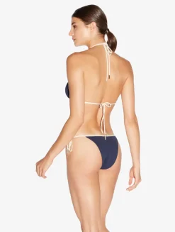 La Perla Sujetador De Bikini De Triángulo Con Monograma Marino