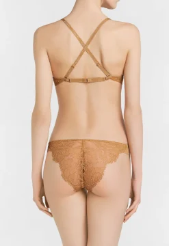 La Perla Sujetador Multifuncional T-shirt De Lycra® Con Encaje Chantilly Color Carne