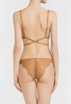 La Perla Sujetador Multifuncional T-shirt De Lycra® Con Encaje Chantilly Color Carne