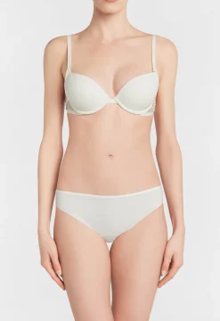 La Perla Sujetador Multifuncional T-shirt De Lycra® Con Encaje Chantilly Color Blanco