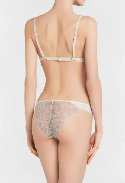 La Perla Sujetador Multifuncional T-shirt De Lycra® Con Encaje Chantilly Color Blanco