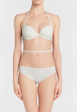 La Perla Sujetador Multifuncional T-shirt De Lycra® Con Encaje Chantilly Color Blanco