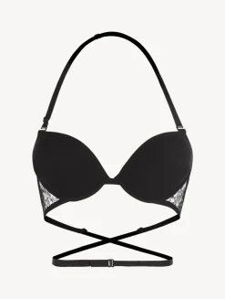 La Perla Sujetador Multifuncional T-shirt De Lycra® Con Encaje Chantilly Color Negro
