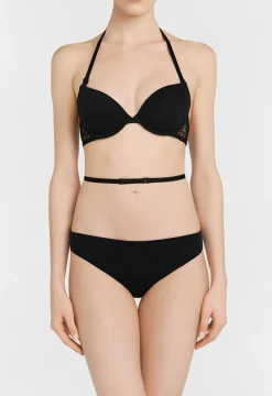 La Perla Sujetador Multifuncional T-shirt De Lycra® Con Encaje Chantilly Color Negro