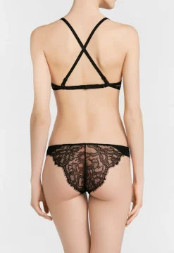 La Perla Sujetador Multifuncional T-shirt De Lycra® Con Encaje Chantilly Color Negro