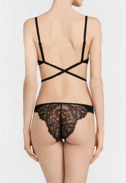 La Perla Sujetador Multifuncional T-shirt De Lycra® Con Encaje Chantilly Color Negro