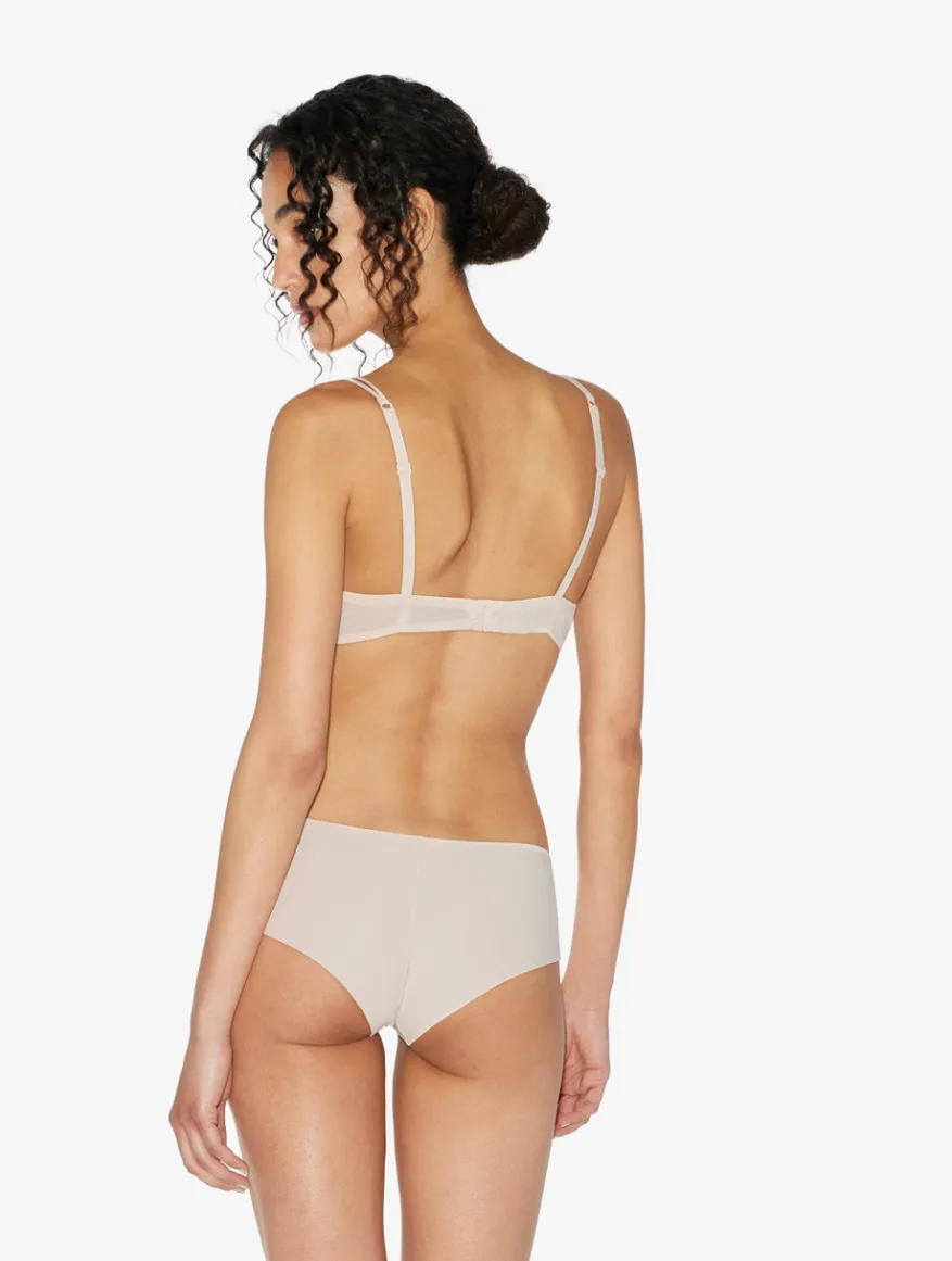 La Perla Sujetador Push Up Beige Rosada Con Macramé