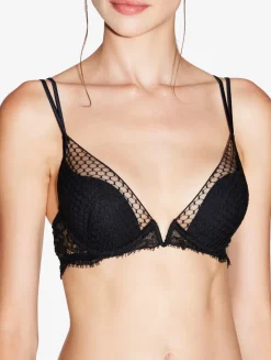 La Perla Sujetador Push Up Con Aro Y Encaje Leavers