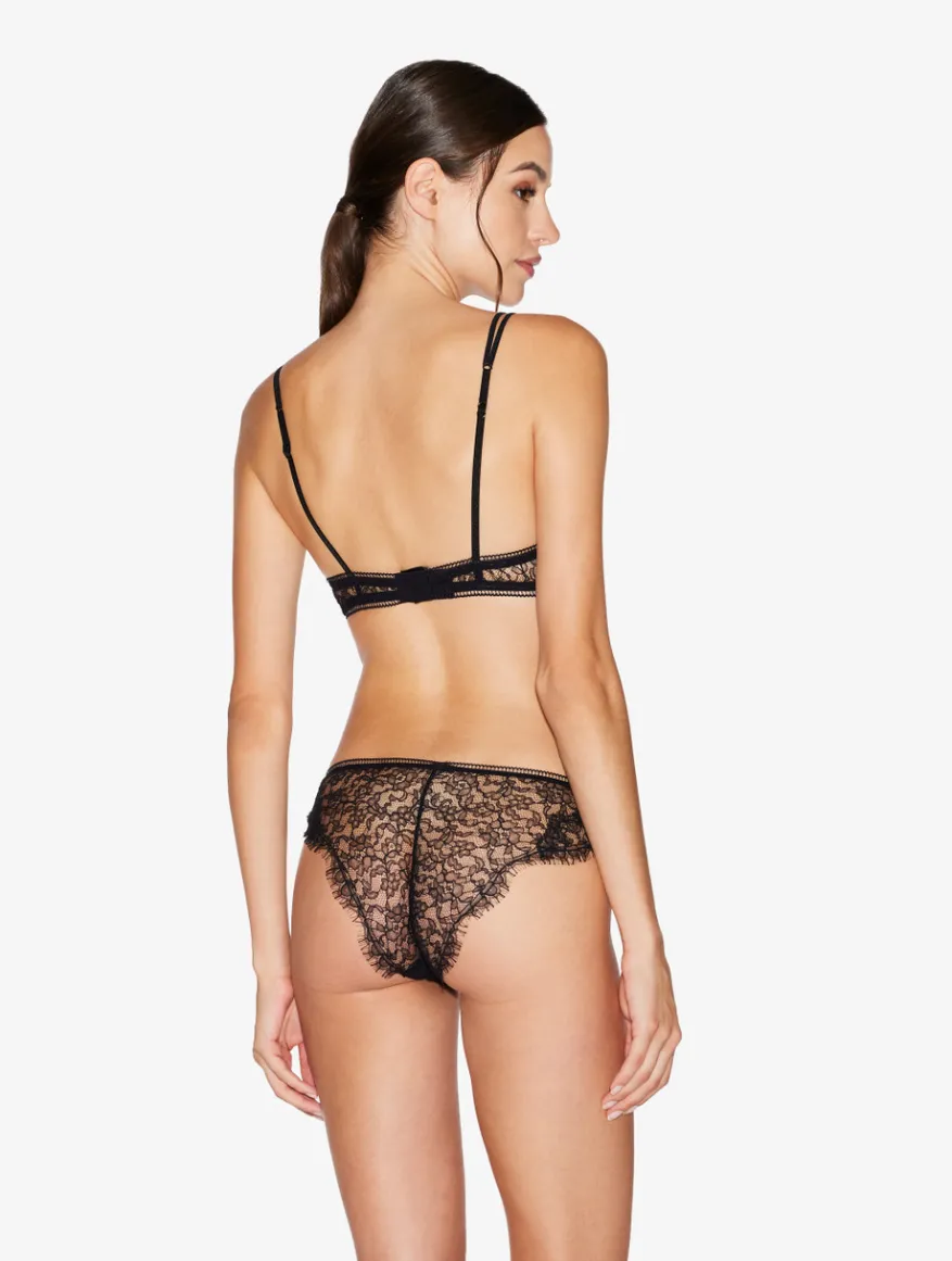 La Perla Sujetador Push Up Con Encaje De Color Ónix