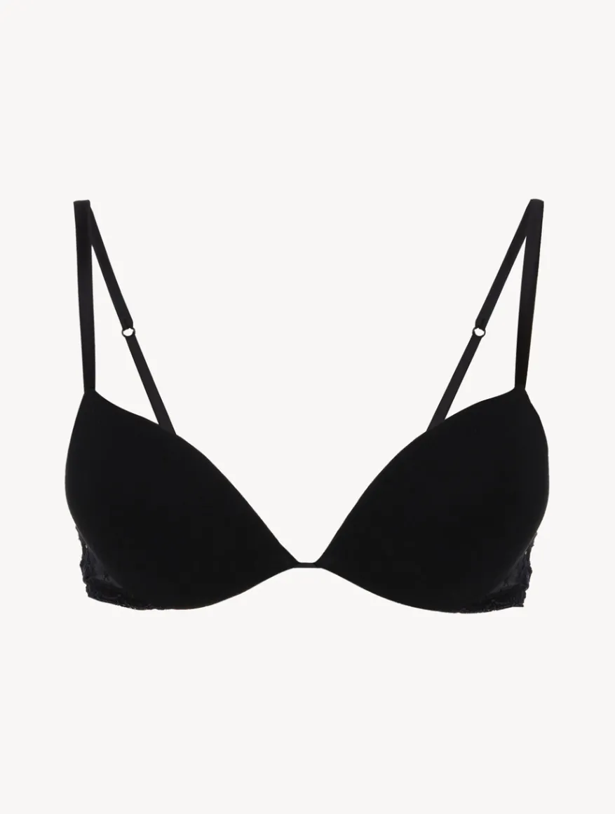 La Perla Sujetador Push Up Onyx Con Tul Bordado