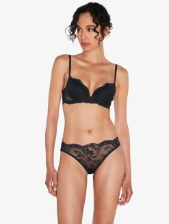 La Perla Sujetador Push-up De Encaje Negro