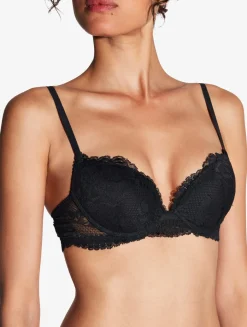 La Perla Sujetador Push-up De Encaje Negro