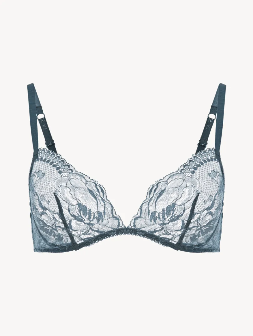 La Perla Sujetador Sin Aros De Encaje Azul Oscuro
