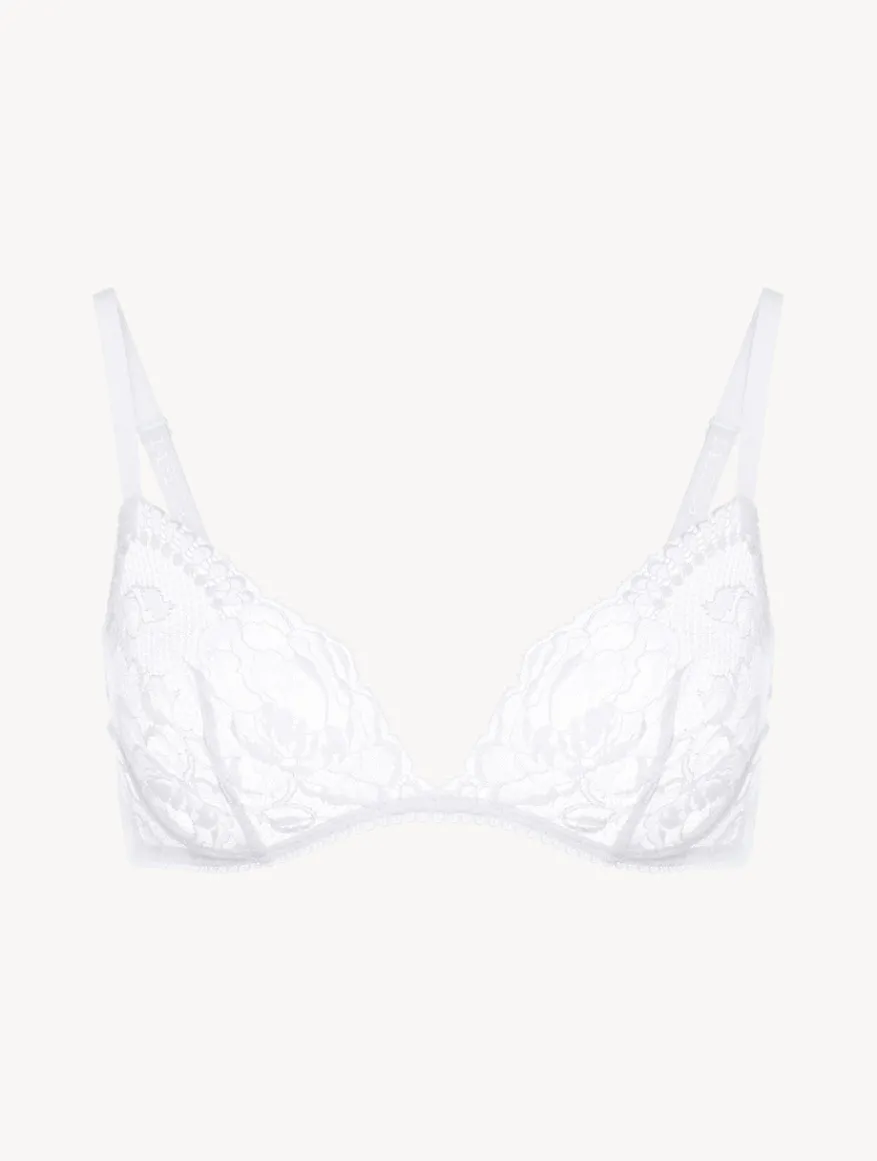 La Perla Sujetador Sin Aros De Encaje Blanco
