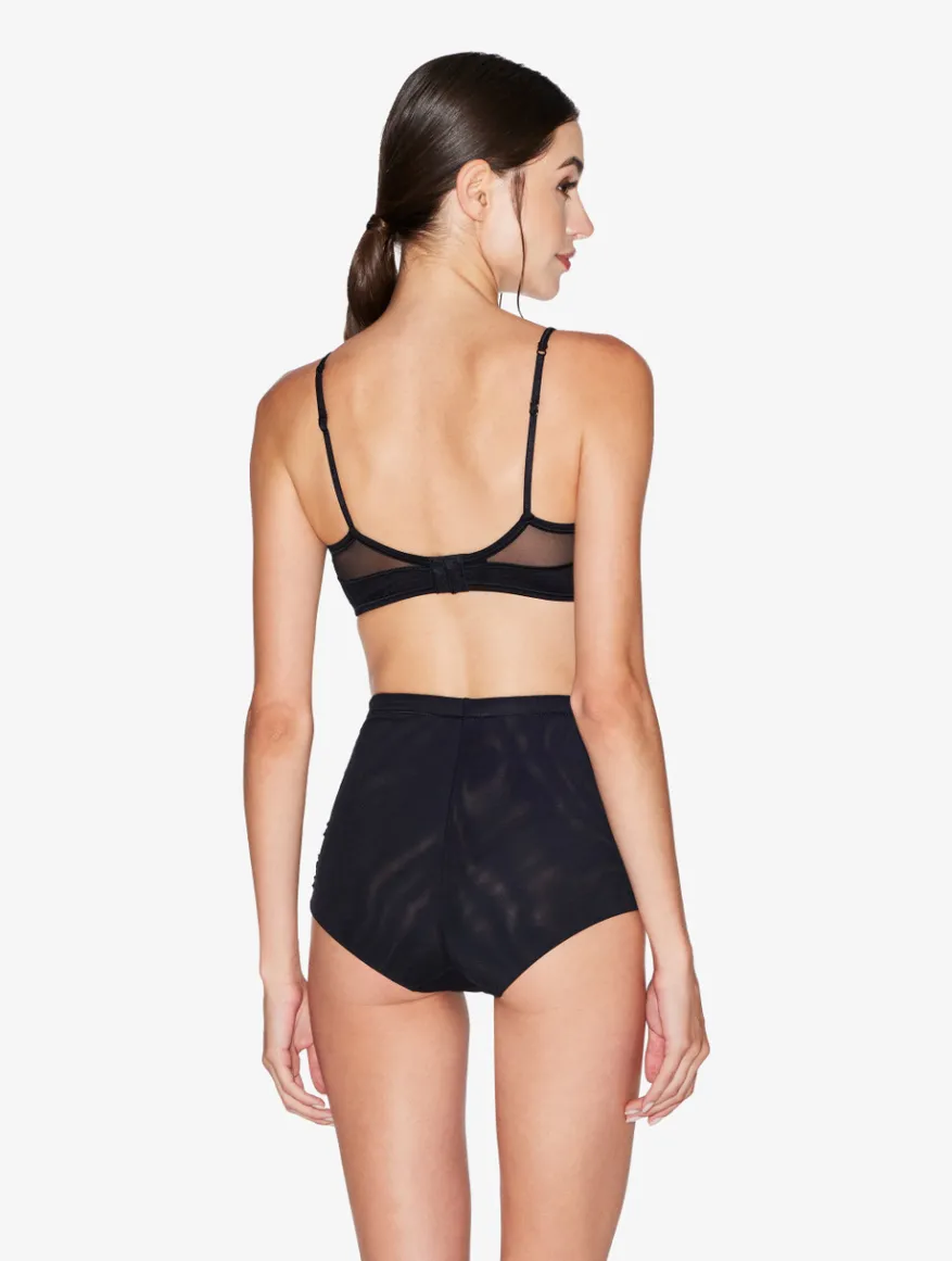 La Perla Sujetador Tipo Bralette De Tul Elástico Negro