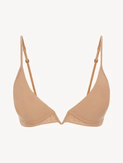 La Perla Sujetador Triangular Acolchado Sin Aro Y Escote En V Color Amaretto