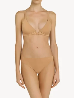 La Perla Sujetador Triangular Acolchado Sin Aro Y Escote En V Color Amaretto