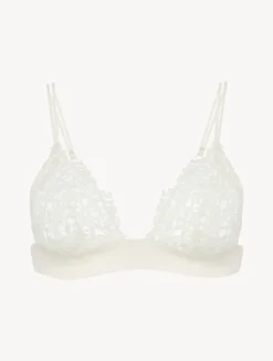 La Perla Sujetador Triangular Blanquecino Con Macramé