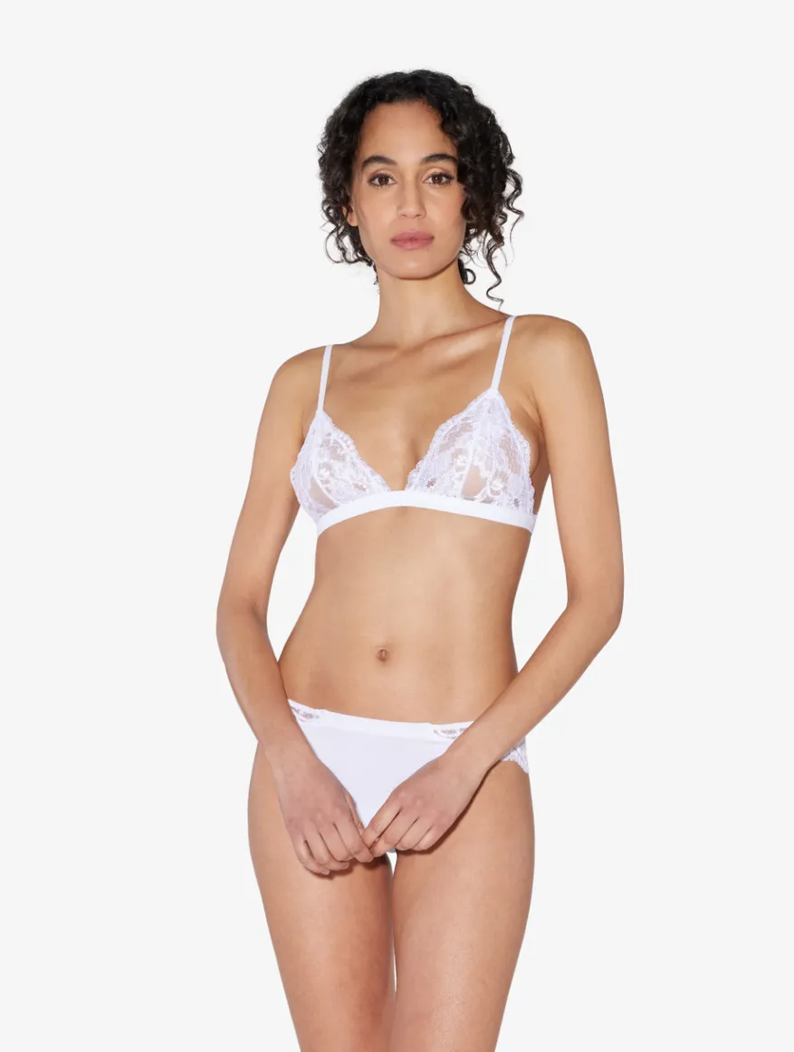 La Perla Sujetador Triángulo De Encaje Blanco