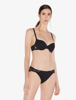 La Perla Sujetador T-shirt De Algodón Negro