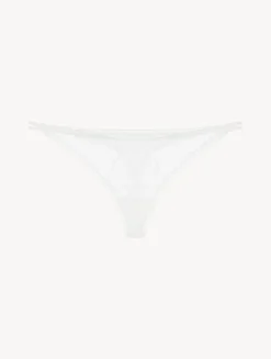 La Perla Tanga Con Encaje De Color Hueso
