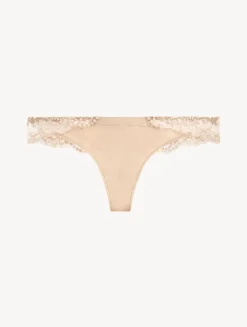 La Perla Tanga De Algodón Natural