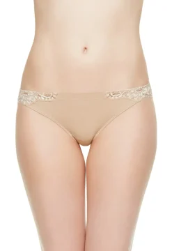 La Perla Tanga De Algodón Natural