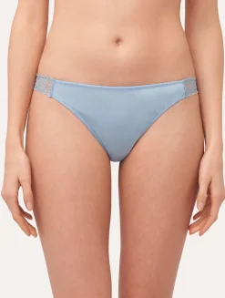 La Perla Tanga De Encaje En Azul