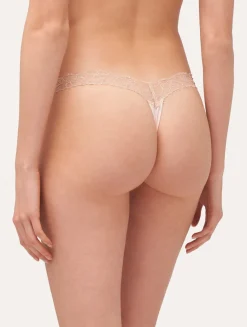 La Perla Tanga De Encaje En Rosa