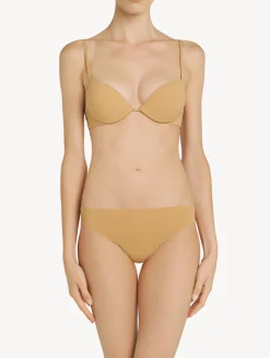 La Perla Tanga En Lycra Color Avellana