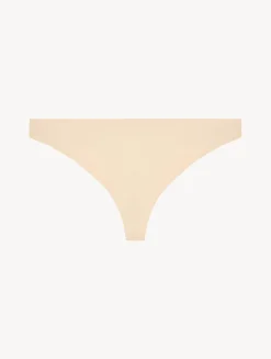 La Perla Tanga En Lycra Color Leche