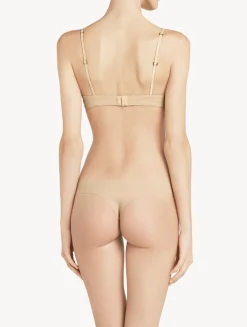 La Perla Tanga En Lycra Color Leche