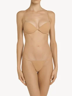 La Perla Tanga En V En Lycra Color Amaretto