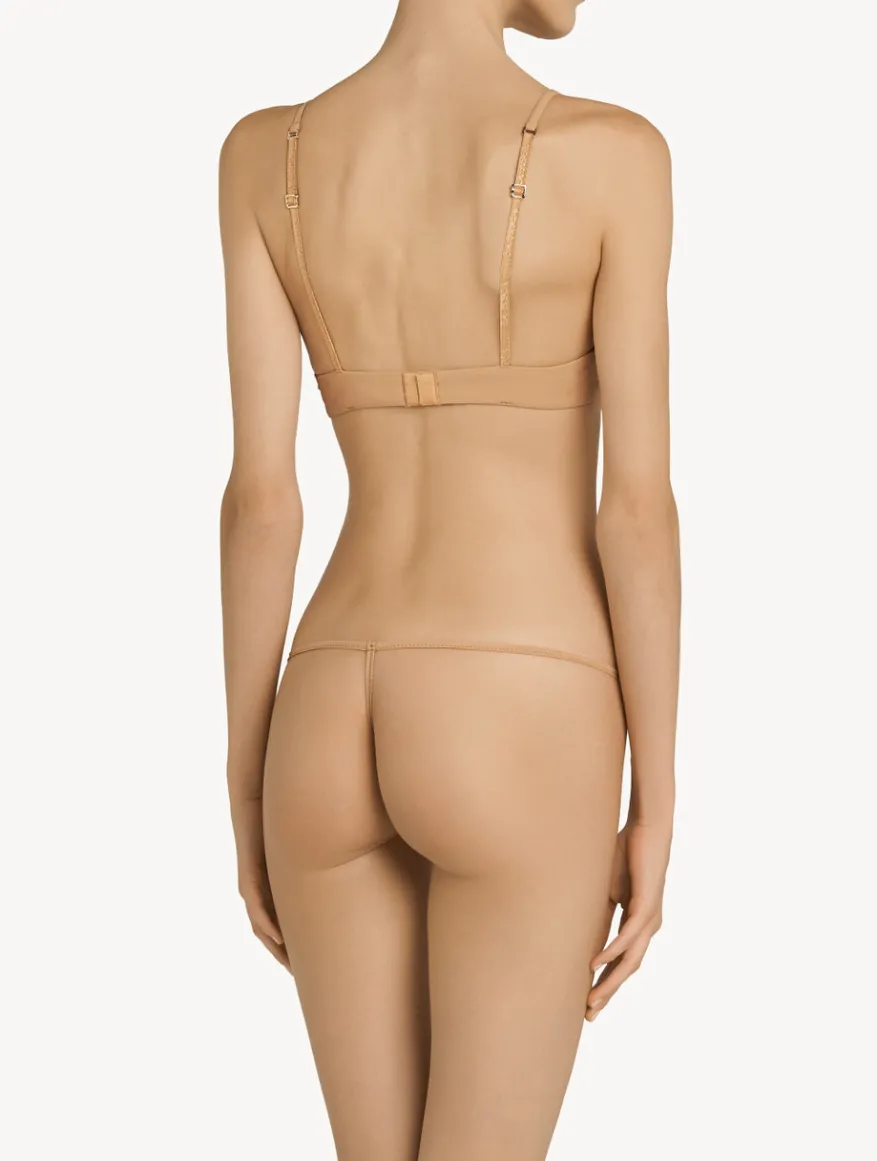 La Perla Tanga En V En Lycra Color Amaretto