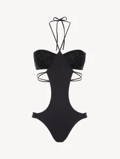 La Perla Trikini De Color Con Cuentas