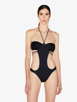La Perla Trikini De Color Con Cuentas