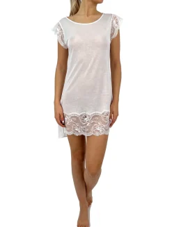 La Perla Vestido Estilo Camiseta Con Encaje