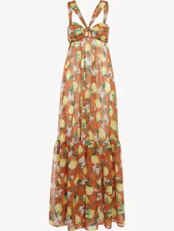 La Perla Vestido Maxi Estampado De Color