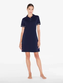 La Perla Vestido Polo Con Monograma Marino